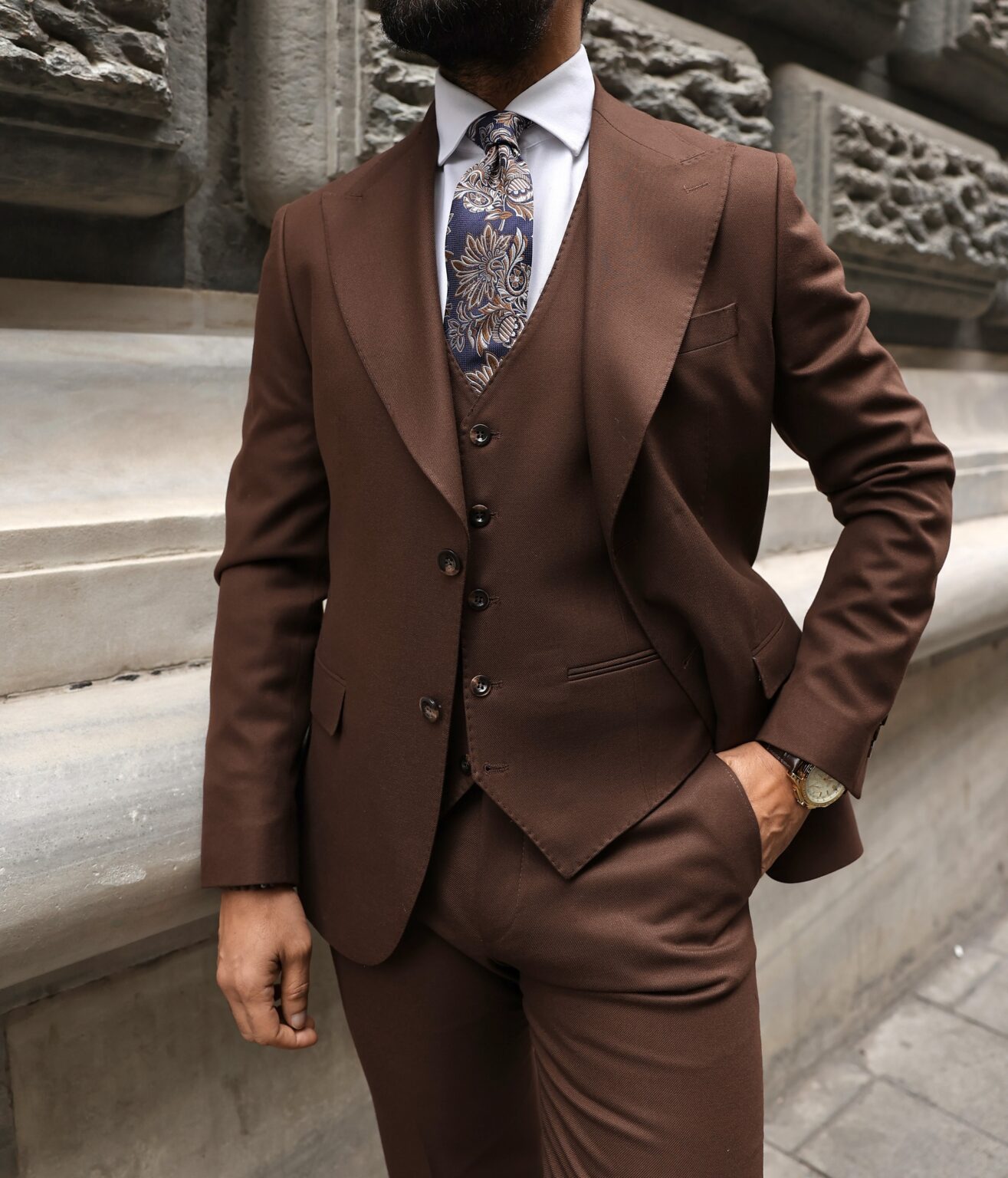 Men #39 s Brown Suits Dark Light Brown Suits MrGuild