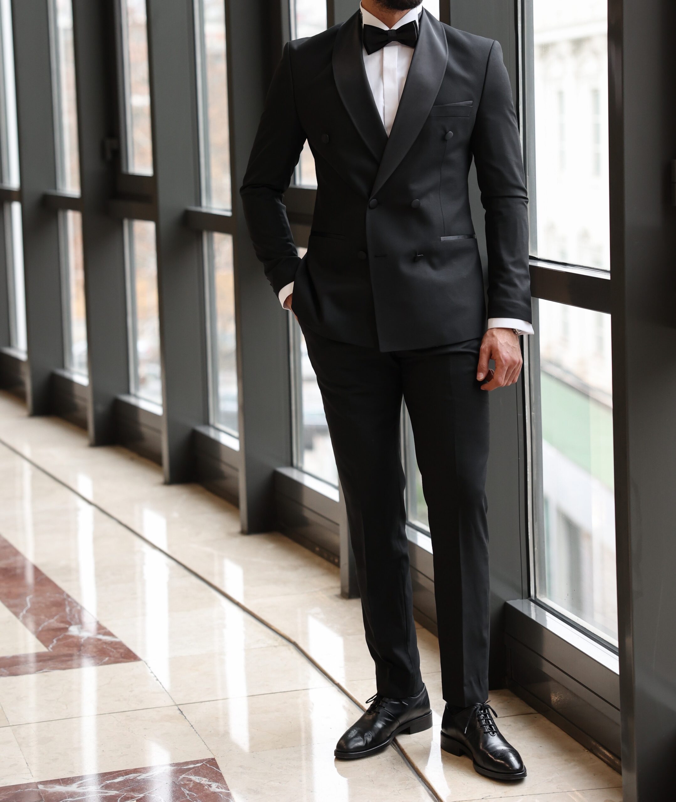 Black 2 piece Dinner Suit with Peak Lapel - New Arrival - Roderick Charles