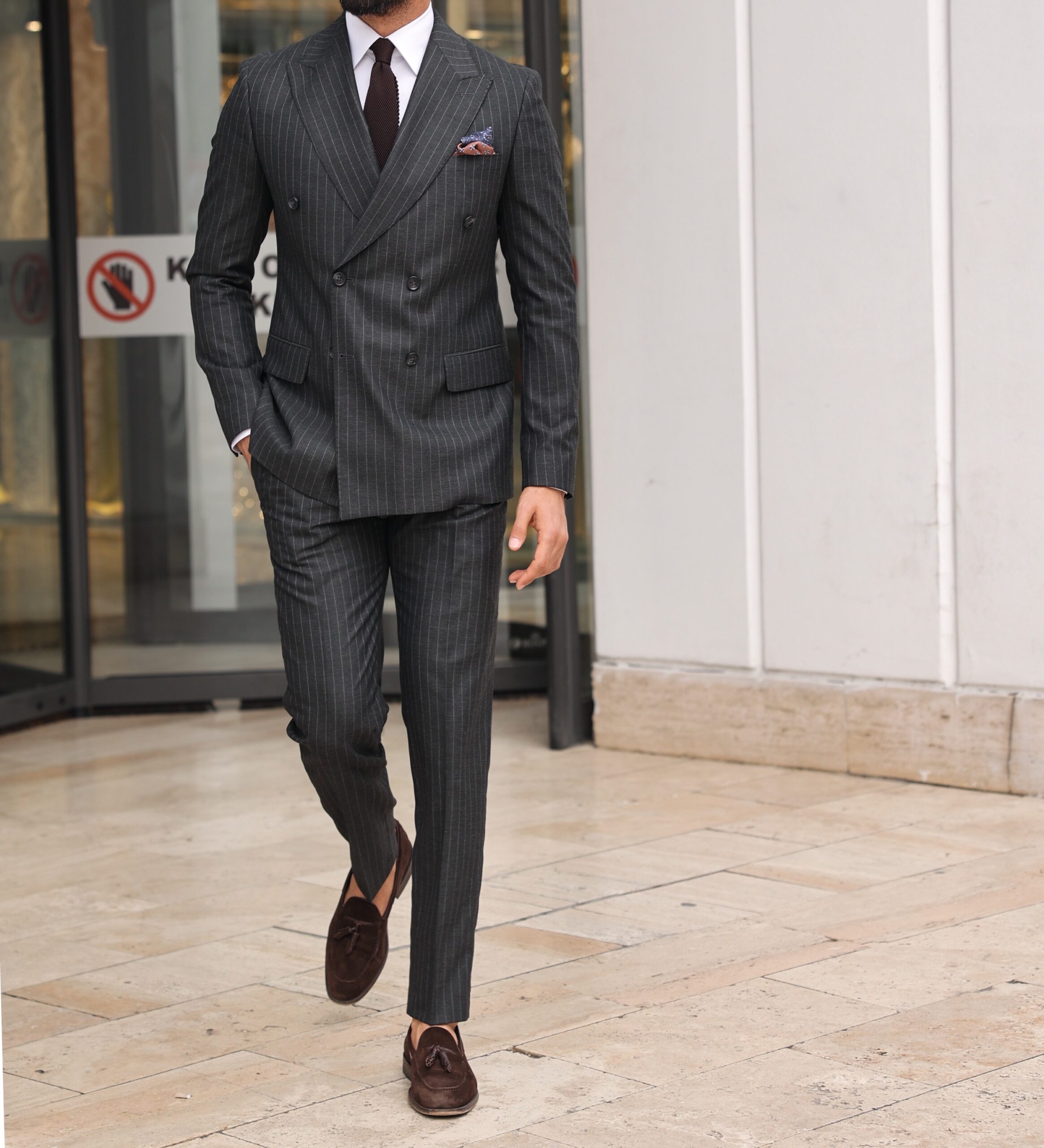 Charcoal Suit With Burgundy Shoes To Buy