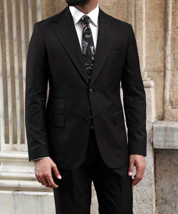 Khaki 2-Piece Men Business Suit Single Button Black Pants Casual Blazer  2023 Latest Wedding Suit Set - AliExpress